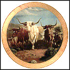 Texas Longhorns Collector Plate by Ted Long MAIN