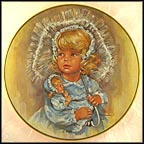 Jeanette And Julie Collector Plate by Leo Jansen MAIN
