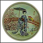 Plum Blossoms Collector Plate by Yoshiharu Katoh MAIN