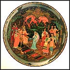The Judgment Of Tsar Berendey Collector Plate by Sergei V. Teplov MAIN