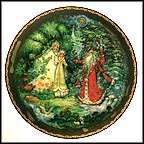 The Snowmaiden With Spring And Winter Collector Plate by Sergei M. Dmitriev MAIN