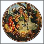 The Goose That Laid The Golden Egg Collector Plate by Michael Hampshire MAIN