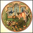 The Jay And The Peacock Collector Plate by Michael Hampshire MAIN