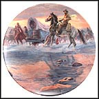 Crossing The River Collector Plate by Mort Künstler MAIN