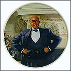 Daddy Warbucks Collector Plate by William Chambers MAIN