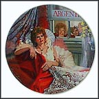 Annie And Miss Hannigan Collector Plate by William Chambers MAIN