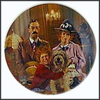 Annie, Lily, And Rooster Collector Plate by William Chambers MAIN