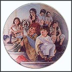 Annie And The Orphans Collector Plate by William Chambers MAIN