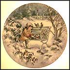 Silver Serenade Collector Plate by Mimi Jobe MAIN