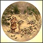 Snowy Symphony Collector Plate by Mimi Jobe MAIN