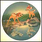 Bashful Bambi Collector Plate by Disney Studio Artists MAIN
