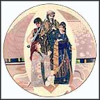 The Judgment Of Solomon Collector Plate by Eve Licea MAIN