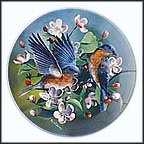 The Bluebird Collector Plate by Kevin Daniel MAIN