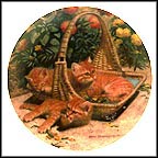 Flower Bed: British Shorthairs Collector Plate by Amy Brackenbury MAIN
