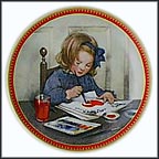 Valentine's Day Collector Plate by Jessie Willcox Smith MAIN