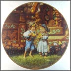 Hansel and Gretel Collector Plate by Scott Gustafson MAIN