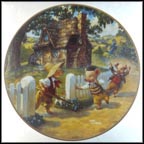 The Three Little Pigs Collector Plate by Scott Gustafson MAIN