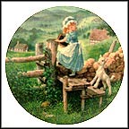 Mary Had A Little Lamb Collector Plate by Scott Gustafson MAIN
