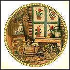 Apple Antics Collector Plate by Hannah Hollister Ingmire MAIN
