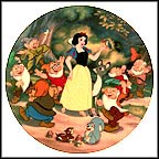 Snow White And The Seven Dwarfs Collector Plate by Disney Studio Artists MAIN