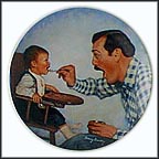 Open Wide Collector Plate by Barbara Bradley MAIN