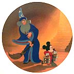 An Apprentice Again Collector Plate by Disney Studio Artists MAIN