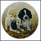 Fine Feathered Friends - English Setter Collector Plate by Lynn Kaatz MAIN