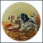 Puppy Tales Collector Plate by Lynn Kaatz MAIN