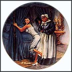 Mammy Lacing Scarlett Collector Plate by Raymond Kursar MAIN