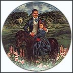 Bonnie And Rhett Collector Plate by Raymond Kursar MAIN