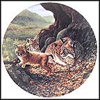 The Bobcat Collector Plate by Lee Cable MAIN