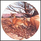 The Cougar Collector Plate by Lee Cable MAIN