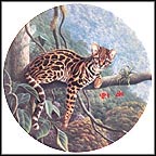 The Margay Collector Plate by Lee Cable MAIN