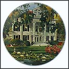 The Greek Revival Collector Plate by Renee McGinnis MAIN