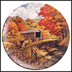 The Covered Bridge Collector Plate by Bart Jerner MAIN