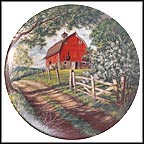 The Weathered Barn Collector Plate by Bart Jerner MAIN
