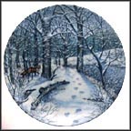 Winter's Peace Collector Plate by Bart Jerner MAIN