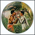 We Kiss In A Shadow Collector Plate by William Chambers MAIN