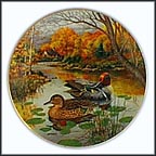 The Blue-Winged Teal Collector Plate by Bart Jerner MAIN