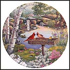 Springtime Friends Collector Plate by Carol Decker MAIN