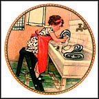 Mother's Little Helper Collector Plate by Jessie Willcox Smith MAIN