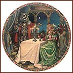 Beauty And The Beast Collector Plate by Karen Pritchett MAIN