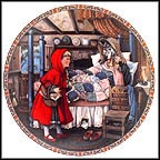 Little Red Riding Hood Collector Plate by Karen Pritchett MAIN