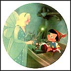 Pinocchio And The Blue Fairy Collector Plate by Disney Studio Artists MAIN