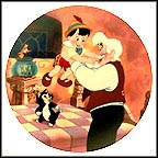 A Real Boy Collector Plate by Disney Studio Artists MAIN