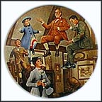 We Love To Laugh Collector Plate by Michael Hampshire MAIN