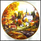 Autumn Grandeur Collector Plate by Kirk Randle MAIN