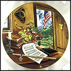 My Country Tis Of Thee Collector Plate by B. Higgins Bond MAIN