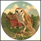 The Barn Owl Collector Plate by James Beaudoin MAIN