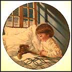 God Bless Teddy Collector Plate by Jennifer R. Welty MAIN